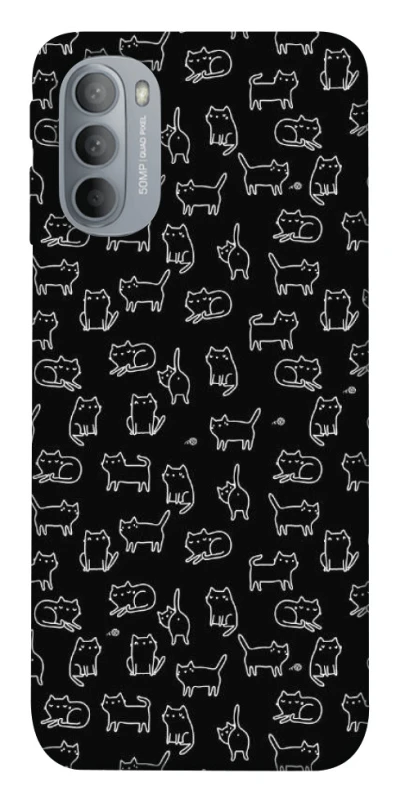 Чохол на Motorola Moto G31 Black Cats фото 1 з 1