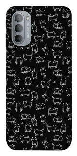 Чохол на Motorola Moto G31 Black Cats фото 1 з 1