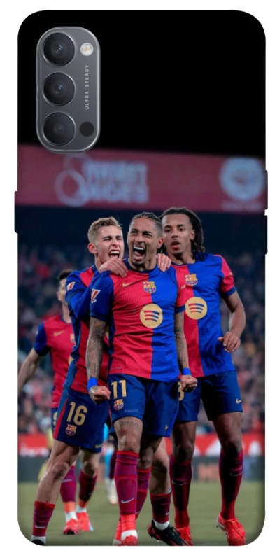Чохол на Oppo Reno 4 FC Barcelona team фото 1 з 1