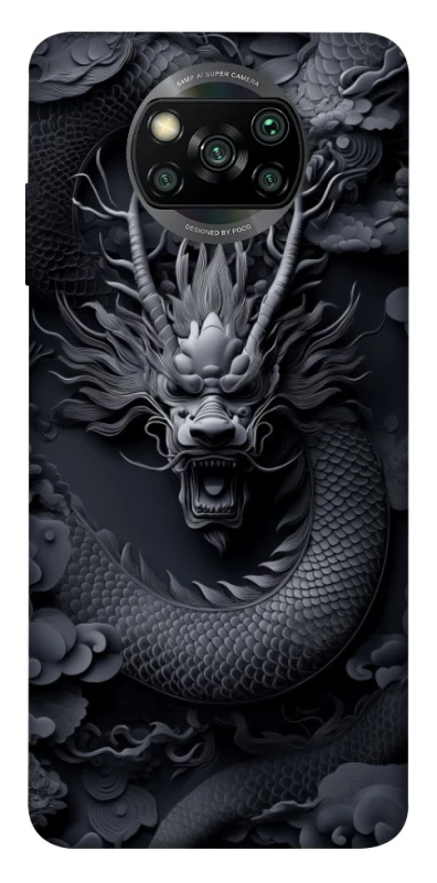 Чохол на Xiaomi Poco X3 NFC / Poco X3 Pro black dragon фото 1 з 1