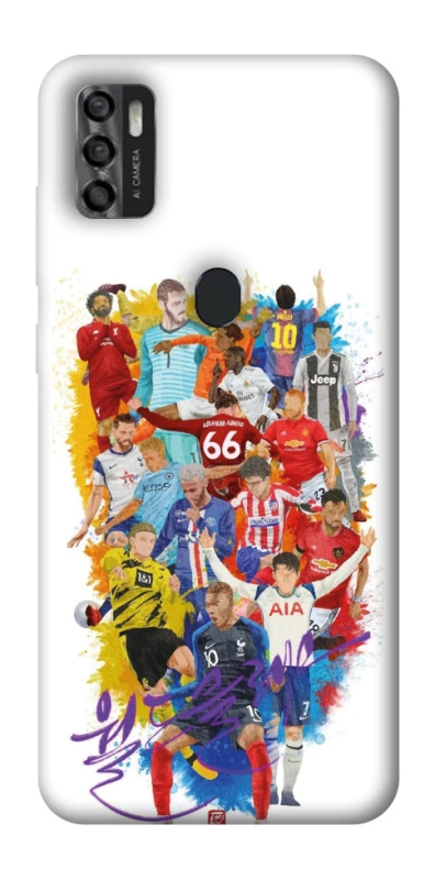 Чехол на ZTE Blade A7s (2020) Football Abstract v2 фото 1 из 1