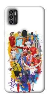 Чехол на ZTE Blade A7s (2020) Football Abstract v2 фото 1 из 1