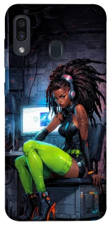 Чехол на Samsung Galaxy A20 / A30 Cyber girl фото 1 из 1