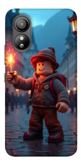 Чохол на ZTE Blade L220 Roblox Fire Logo Blue Flames фото 1 з 1