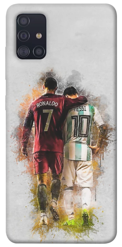 Чохол на Samsung Galaxy A51 Ronaldo та Messi фото 1 з 1
