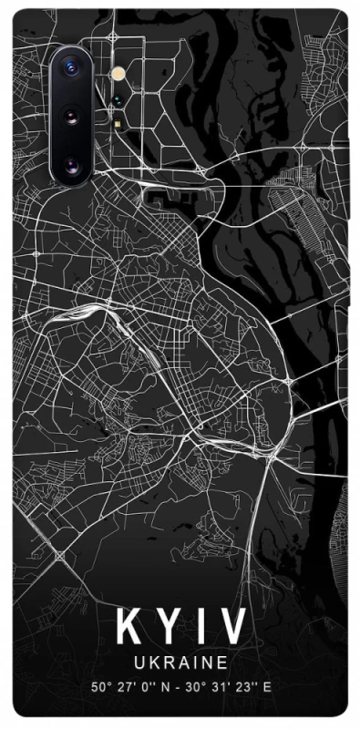 Чохол на Samsung Galaxy Note 10 Plus Kyiv map фото 1 з 1