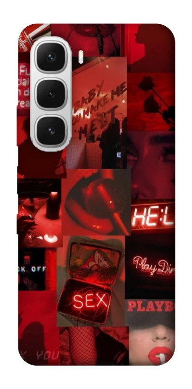 Чехол на Infinix Hot 60i Love collage ver.3 фото 1 из 1