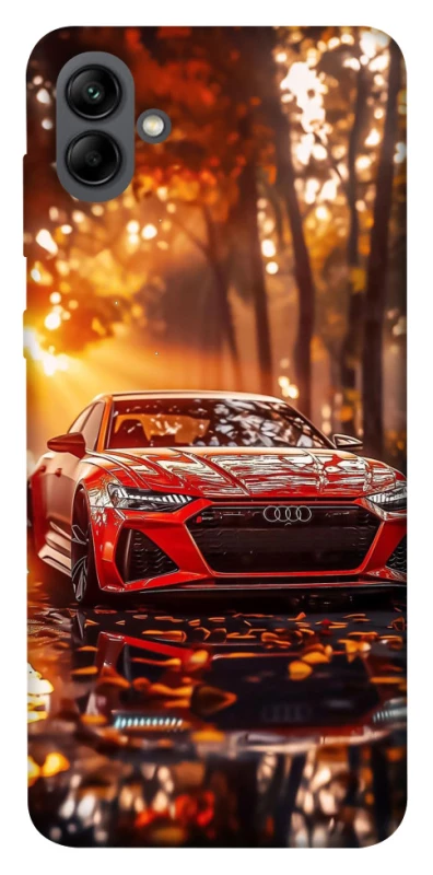 Чехол на Samsung Galaxy A04 Audi at sunset фото 1 из 1