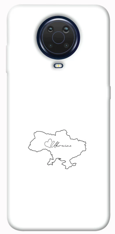 Чохол на Nokia G20 / G10 / 6.3 Ukraine map фото 1 з 1