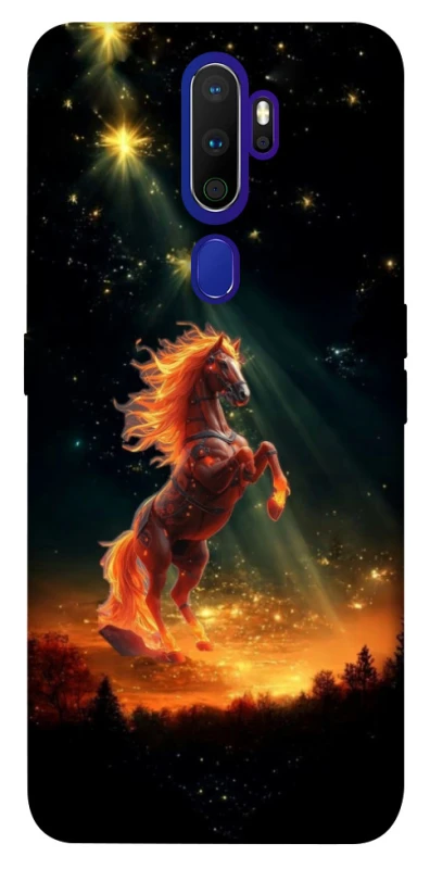 Чохол на Oppo A5 (2020) / Oppo A9 (2020) Red Fire Horse ver.2 фото 1 з 1