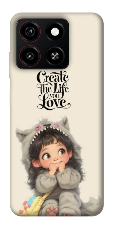 Чохол на ZTE Blade A35 4G Create the life you love фото 1 з 1