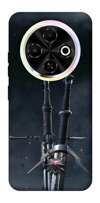 Чехол на TECNO Spark 30C Мечи Ведьмака фото 1 из 1