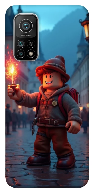 Чохол на Xiaomi Mi 10T Roblox Fire Logo Blue Flames фото 1 з 1