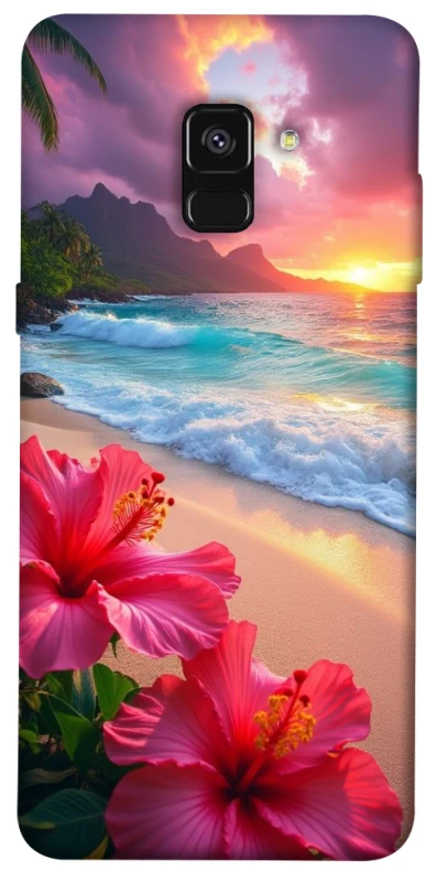 Чехол на Samsung A530 Galaxy A8 (2018) Flowers v21 фото 1 из 1