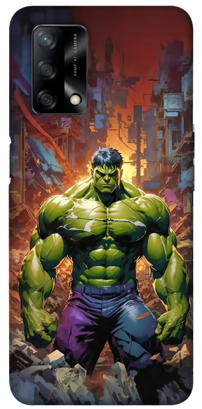 Чехол на Oppo A74 4G Hulk фото 1 из 1