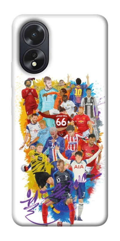 Чехол на Oppo A18 Football Abstract v2 фото 1 из 1