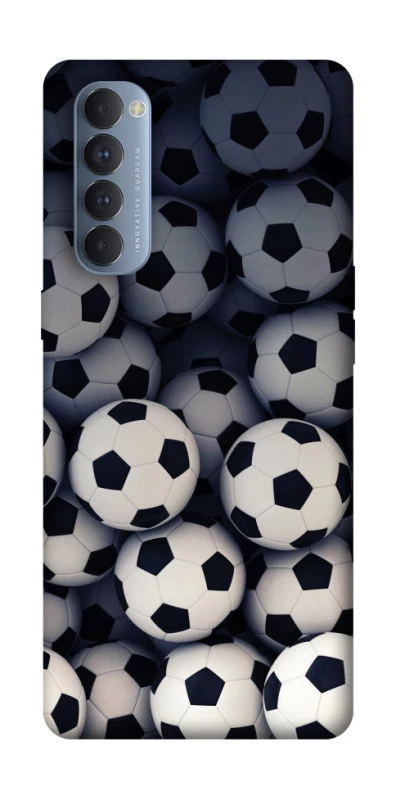 Чохол на Oppo Reno 4 Pro Футбольні м'ячи фото 1 з 1