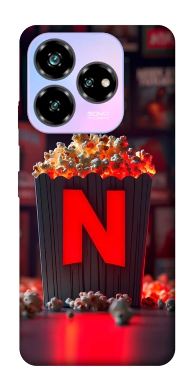 Чохол на ZTE Nubia V60 Desing Netflix and popcorn фото 1 з 1