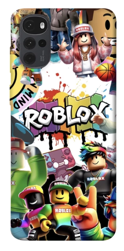Чохол на Motorola Moto G22 Roblox Characters Collage фото 1 з 1