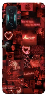 Чохол на Xiaomi Redmi K50 Gaming Love collage ver.6 фото 1 з 1