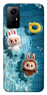 Чохол на Xiaomi Redmi Note 12S Labubu in the pool фото 1 з 1