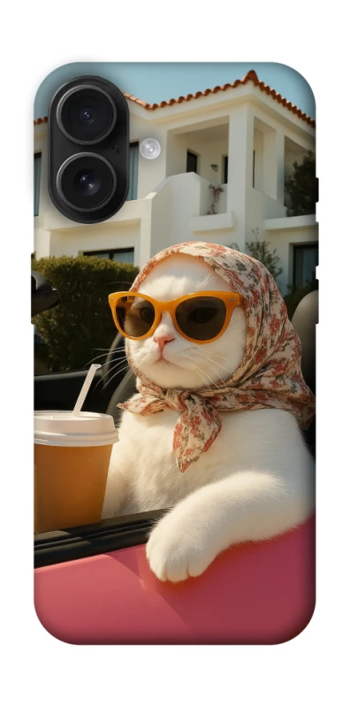 Чохол на Apple iPhone 16 Stylish Cat Cruise фото 1 з 1