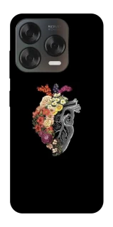Чохол на ZTE Blade V70 Design Heart with flowers фото 1 з 2