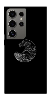 Чохол на Samsung Galaxy S24 Ultra Black tsunami фото 1 з 1