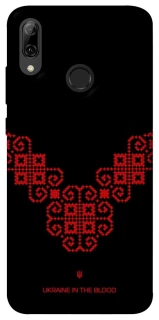 Чохол на Huawei P Smart (2019) Чорно-червона вишиванка фото 1 з 1