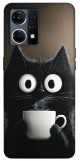 Чехол на Oppo Reno 7 4G morning cat фото 1 из 1