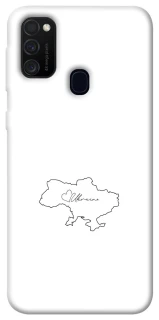 Чехол на Samsung Galaxy M21 Ukraine map фото 1 из 1