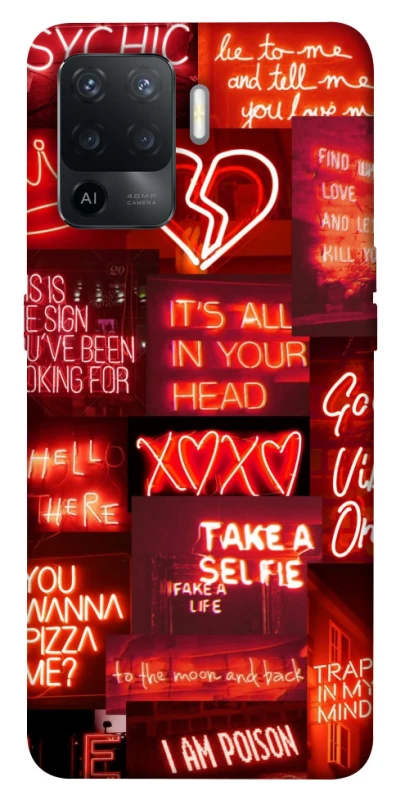 Чохол на Oppo Reno 5 Lite Love collage ver.7 фото 1 з 1