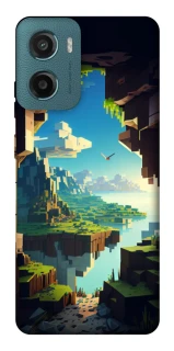 Чехол на Motorola Moto G06 Minecraft sunrise фото 1 из 1
