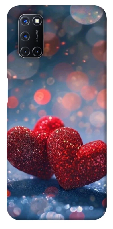Чохол на Oppo A52 / A72 / A92 Red hearts фото 1 з 1
