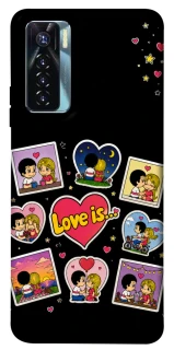 Чехол на TECNO Camon 17 Pro Love is ver.2 фото 1 из 1