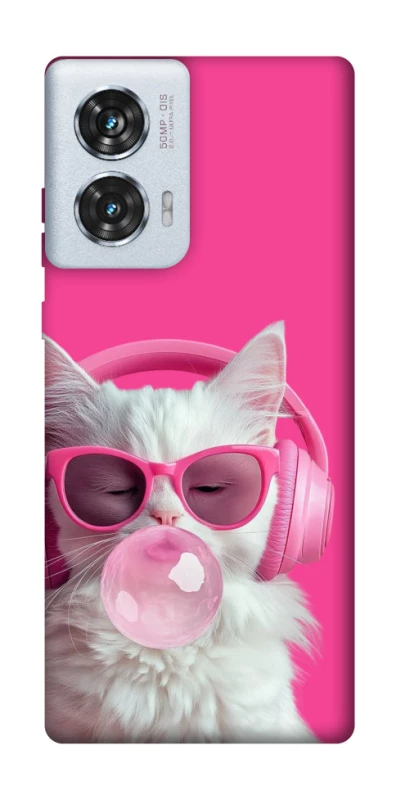 Чохол на Motorola Edge 50 Fusion Pink kitty фото 1 з 1