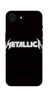 Чехол на Apple iPhone 16e (6.1") Metallica logo фото 1 Чехол на Apple iPhone 16e (6.1") Metallica logo фото 1 из 1