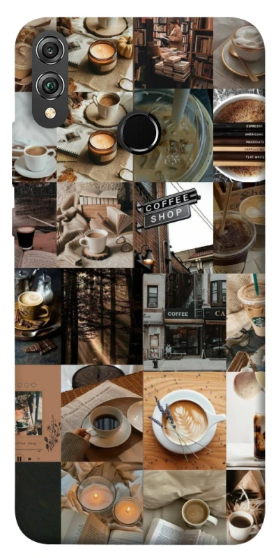 Чохол на Huawei Honor 8X Coffee collage ver.3 фото 1 з 1