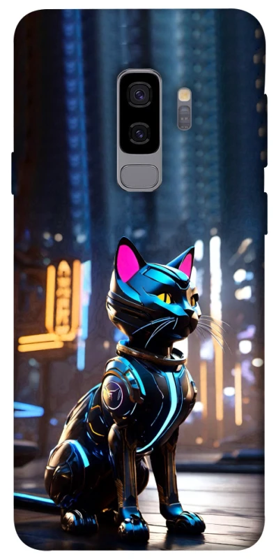 Чехол на Samsung Galaxy S9+ Cyber cat фото 1 из 1