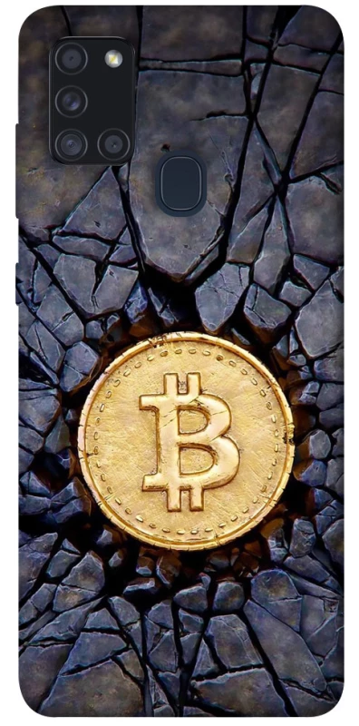Чехол на Samsung Galaxy A21s Bitcoin cracks фото 1 из 1