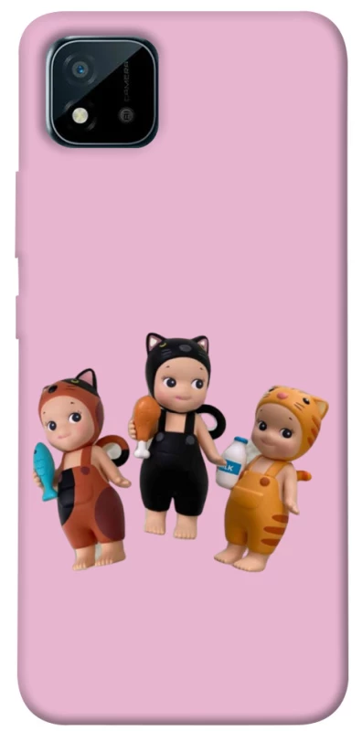 Чохол на Realme C11 (2021) Cat Cafe Trio фото 1 з 1