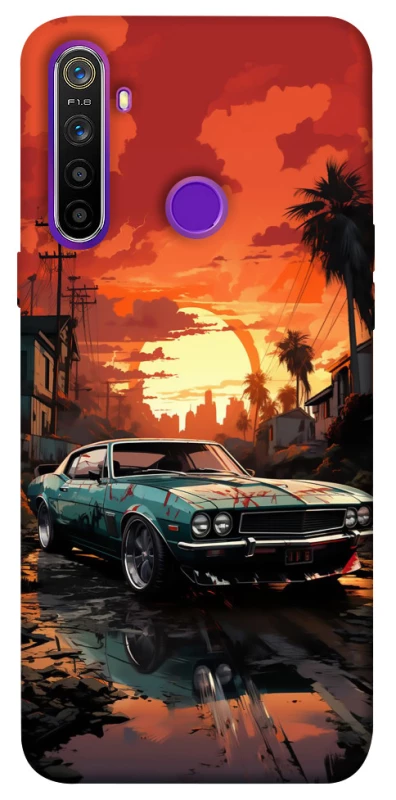 Чохол на Realme 5 Car at sunset фото 1 з 1