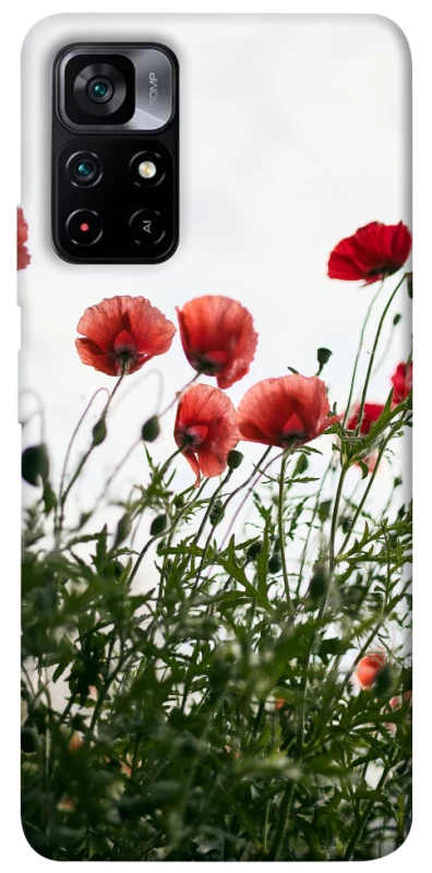 Чехол на Xiaomi Poco M4 Pro 5G Поле маков фото 1 из 1