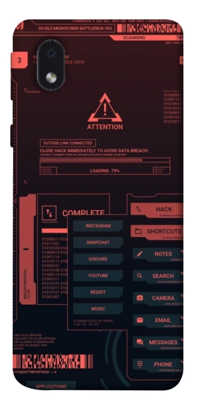 Чохол на Samsung Galaxy M01 Core / A01 Core Attention фото 1 з 1