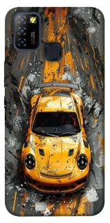 Чехол на Infinix Hot 10 Lite Drawn Porsche фото 1 из 1