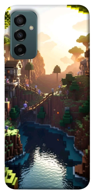 Чехол на Samsung Galaxy M23 5G Minecraft sunset фото 1 из 1