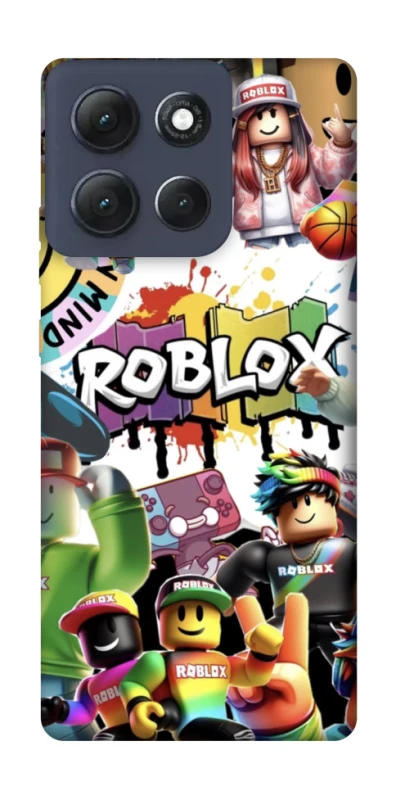 Чохол на Motorola Moto G86 Power Roblox Characters Collage фото 1 з 1