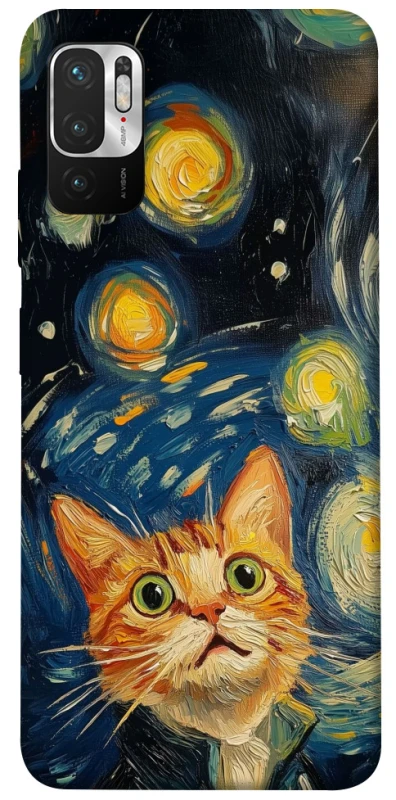 Чохол на Xiaomi Poco M3 Pro 4G / 5G paint cat фото 1 з 1