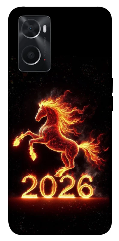 Чохол на Oppo A76 4G Red Fire Horse ver.1 фото 1 з 1