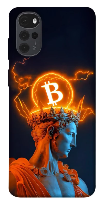 Чохол на Motorola Moto G22 Bitcoin God фото 1 з 1